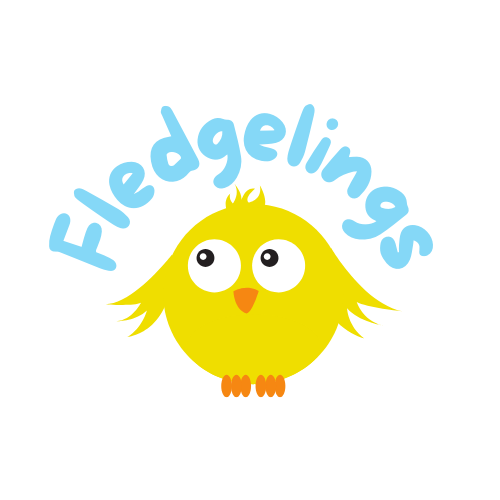 Fledgelings logo - white backg