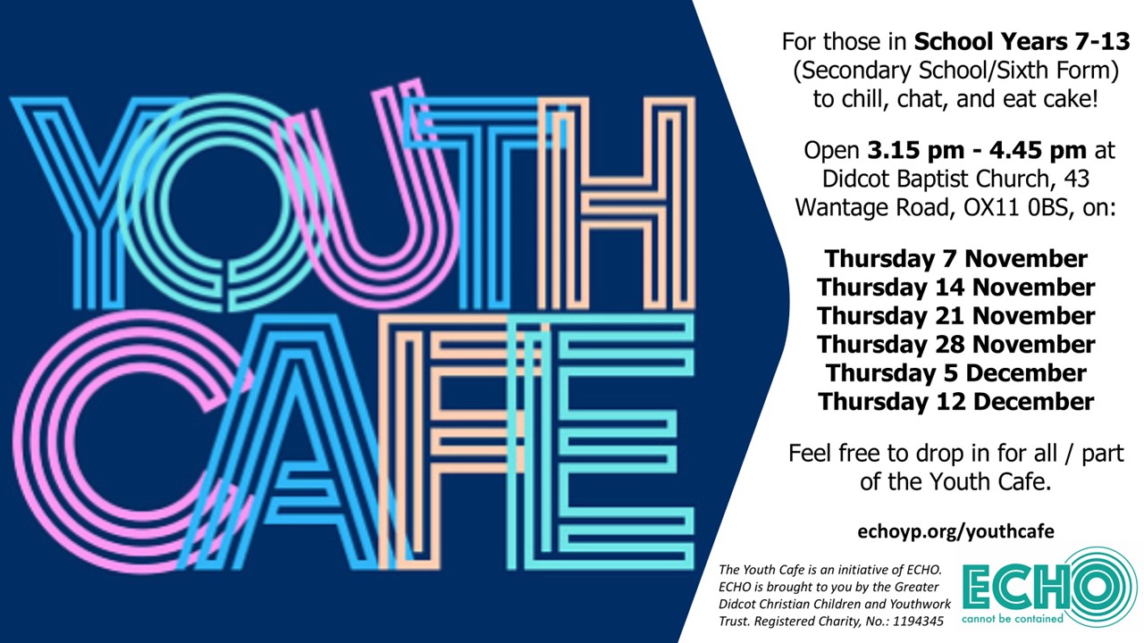 Youth Cafe - Flyer (Nov & Dec 