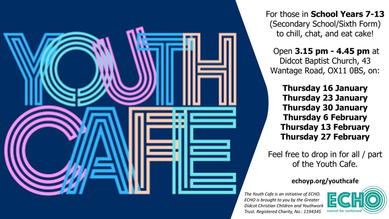 Youth Cafe - Flyer (Jan & Feb 